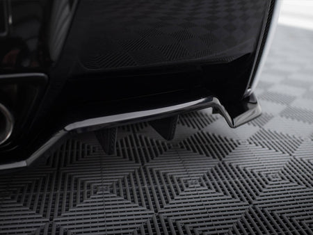 Maxton Design Central Rear Splitter (Vertical Bars) + Rear Side Splitters Chevrolet Corvette C7 - CH-CO-C7-RD3G+RD2G - Image 6