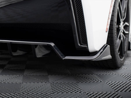 Maxton Design Central Rear Splitter (Vertical Bars) + Rear Side Splitters Chevrolet Corvette C7 - CH-CO-C7-RD3G+RD2G - Image 7