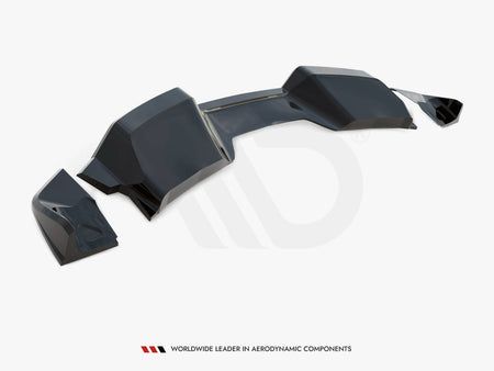 Maxton Design Central Rear Splitter (Vertical Bars) + Rear Side Splitters Chevrolet Corvette C7 - CH-CO-C7-RD3G+RD2G - Image 10