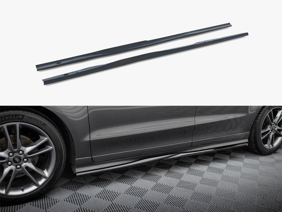 Maxton Design Side Skirts Diffusers Ford S-Max ST-Line Mk2 - FO-SMAX-2-STLINE-SD1G - Image 1