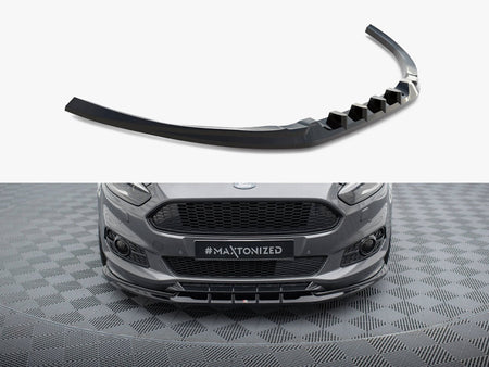 Maxton Design Front Splitter Ford S-Max ST-Line Mk2 - FO-SMAX-2-STLINE-FD1G - Image 1