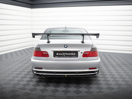 Maxton Design Carbon Spoiler With Internal Brackets Uprights BMW 3 Coupe E46 - CF-BM-3-46-C-WING5-INT-245-P - Image 2