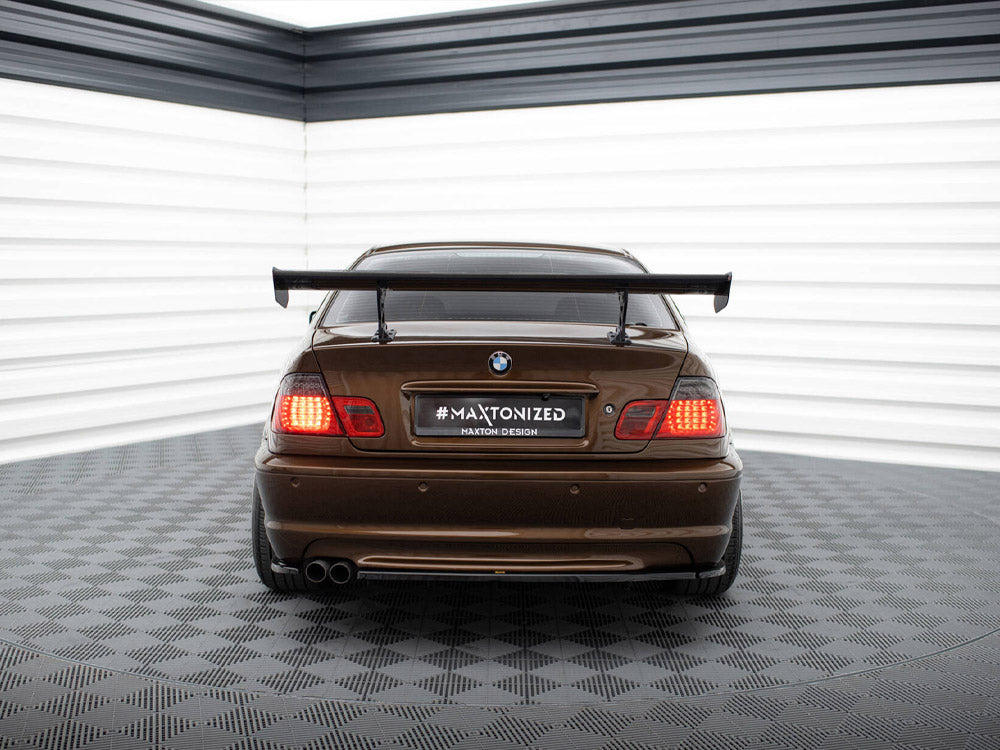 Carbon Spoiler With Internal Brackets Uprights BMW 3 Coupe E46