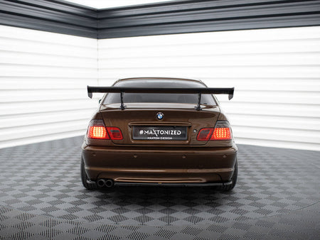 Carbon Spoiler With Internal Brackets Uprights BMW 3 Coupe E46