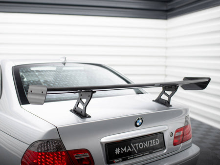 Maxton Design Carbon Spoiler With Internal Brackets Uprights BMW 3 Coupe E46 - CF-BM-3-46-C-WING5-INT-245-P - Image 4