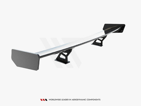 Carbon Spoiler With Internal Brackets Uprights BMW 3 Coupe E46