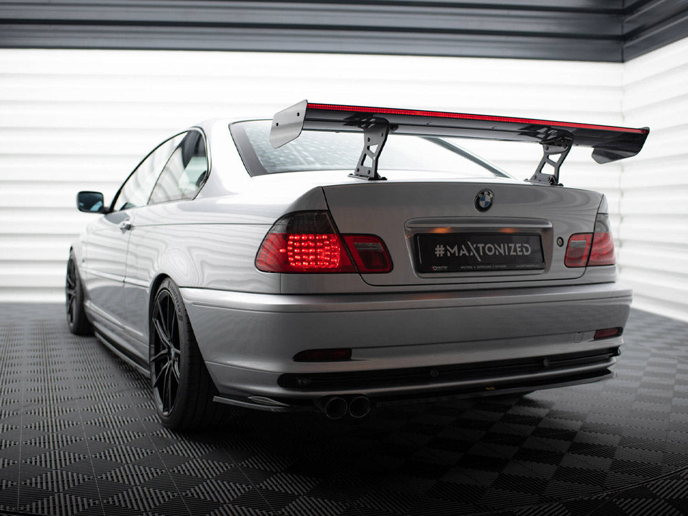 Maxton Design Carbon Spoiler With Internal Brackets Uprights + LED BMW 3 Coupe E46 - CF-BM-3-46-C-WING5-INT-245-P+LED - Image 2