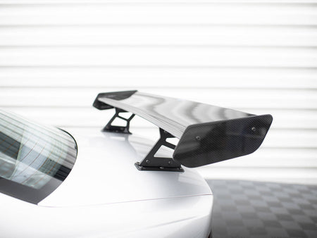 Carbon Spoiler With Internal Brackets Uprights + LED BMW 3 Coupe E46