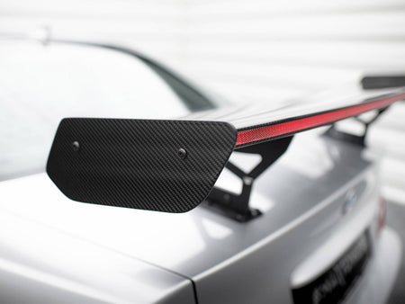 Maxton Design Carbon Spoiler With Internal Brackets Uprights + LED BMW 3 Coupe E46 - CF-BM-3-46-C-WING5-INT-245-P+LED - Image 11