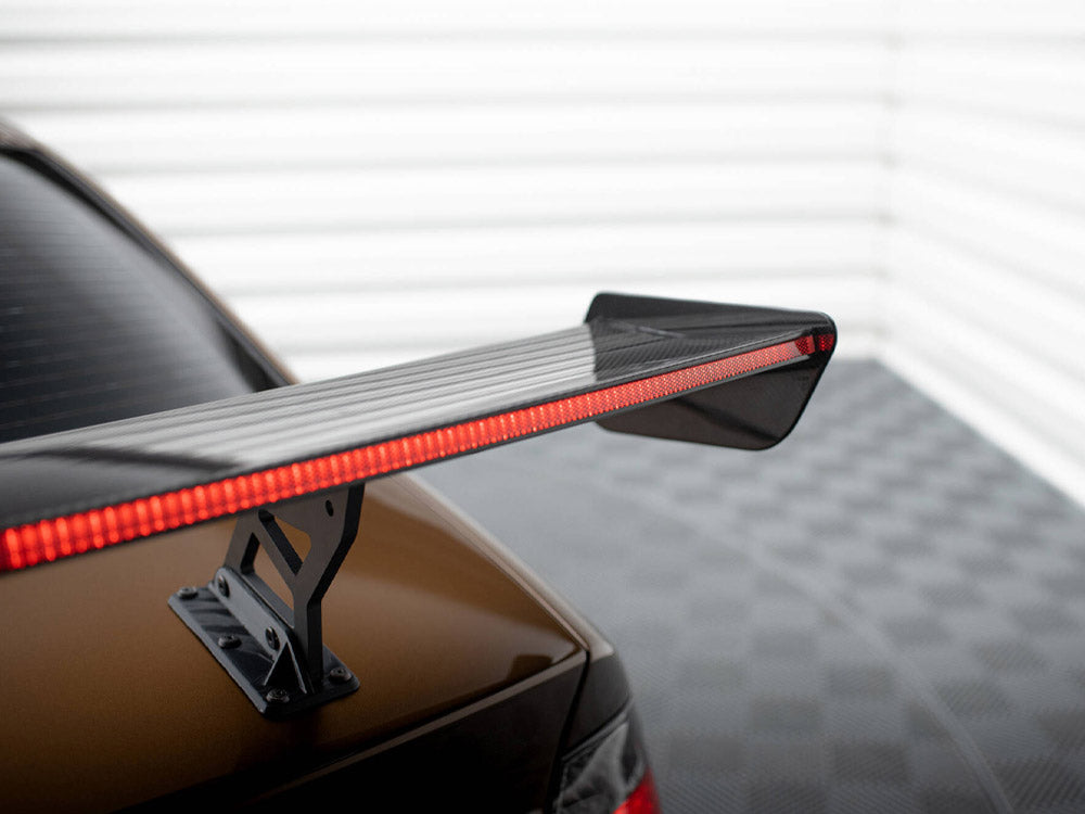 Maxton Design Carbon Spoiler With Internal Brackets Uprights + LED BMW 3 Coupe E46 - CF-BM-3-46-C-WING5-INT-245-P+LED - Image 12