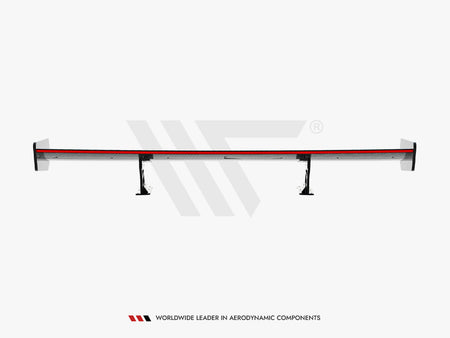 Carbon Spoiler With Internal Brackets Uprights + LED BMW 3 Coupe E46