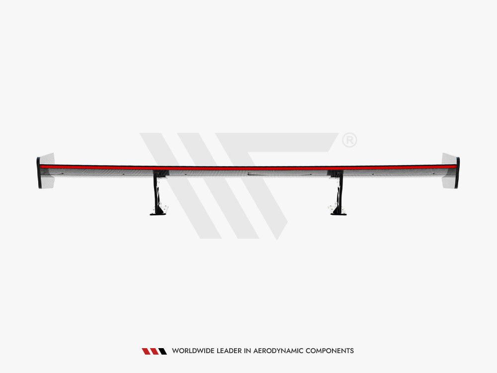 Maxton Design Carbon Spoiler With Internal Brackets Uprights + LED BMW 3 Coupe E46 - CF-BM-3-46-C-WING5-INT-245-P+LED - Image 15