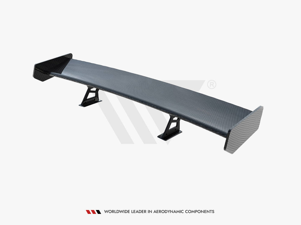 Maxton Design Carbon Spoiler With Internal Brackets Uprights + LED BMW 3 Coupe E46 - CF-BM-3-46-C-WING5-INT-245-P+LED - Image 16