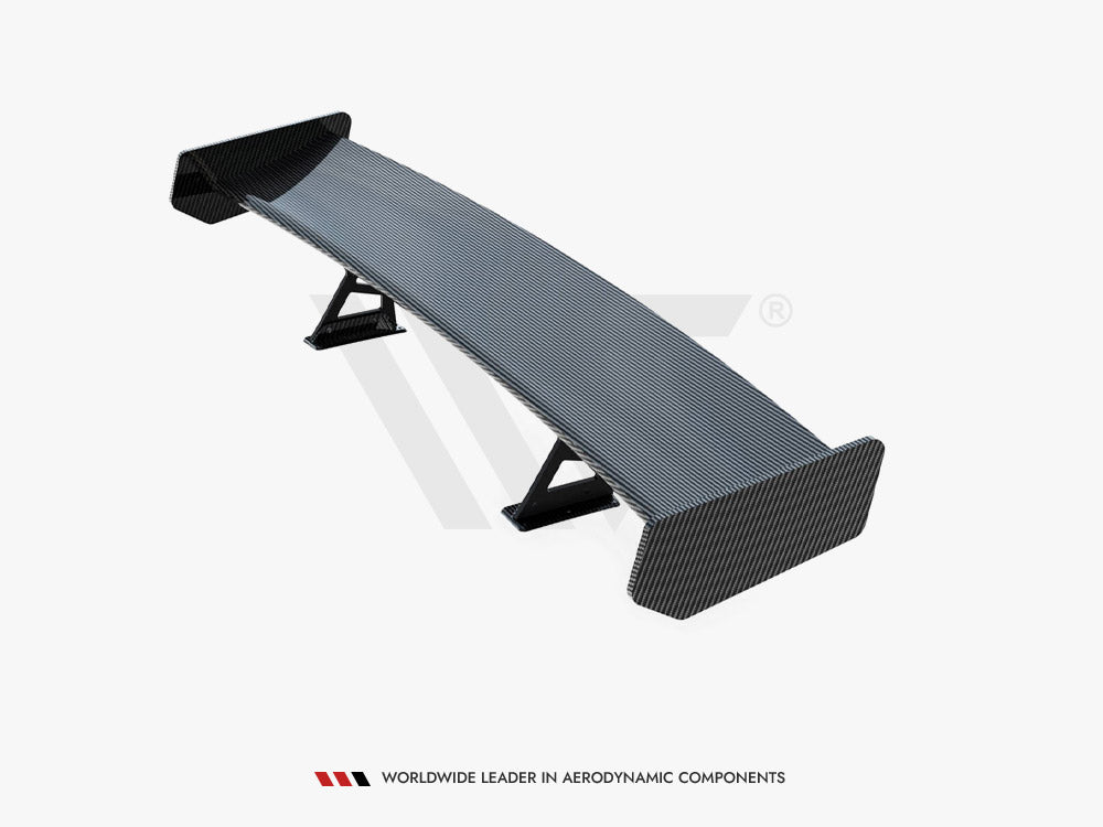 Carbon Spoiler With Internal Brackets Uprights + LED BMW 3 Coupe E46