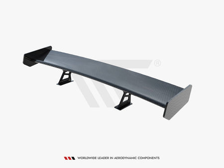 Carbon Spoiler With Internal Brackets Uprights + LED BMW 3 Coupe E46