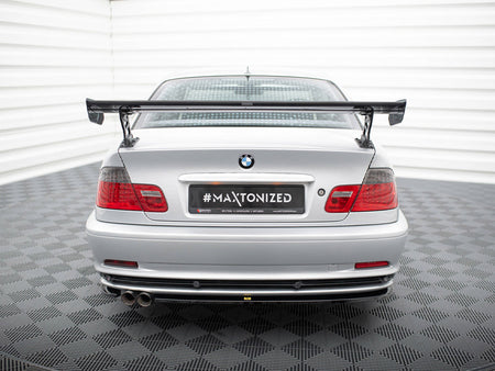 Maxton Design Carbon Spoiler With External Brackets Uprights BMW 3 Coupe E46 - CF-BM-3-46-C-WING5-EXT-245-P - Image 4