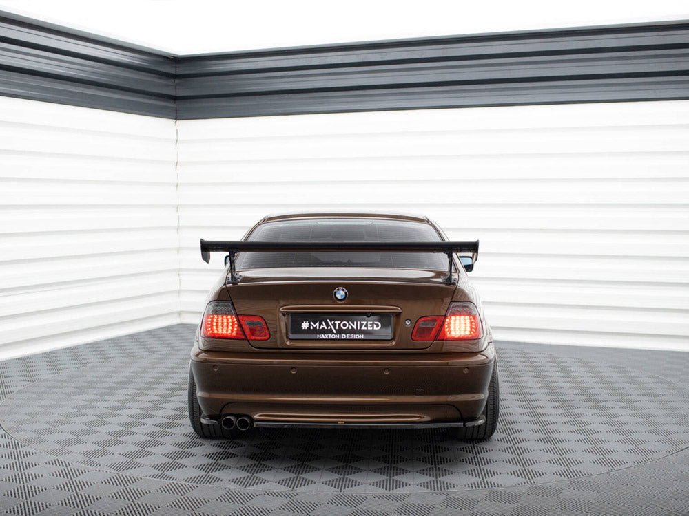 Maxton Design Carbon Spoiler With External Brackets Uprights BMW 3 Coupe E46 - CF-BM-3-46-C-WING5-EXT-245-P - Image 5