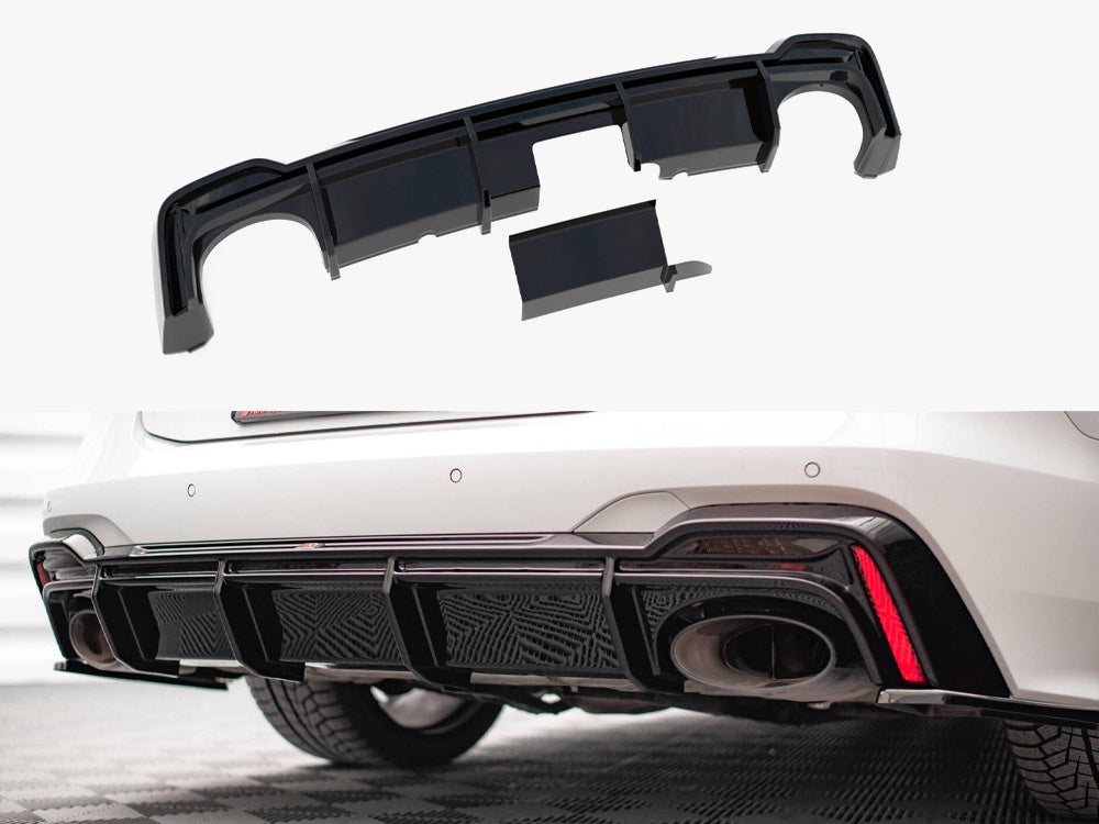 Maxton Design Rear Valance Audi RS6 C8 / RS7 C8 (Version with towbar) - AU-RS6-C8-RS1G+RS1RG - Image 1