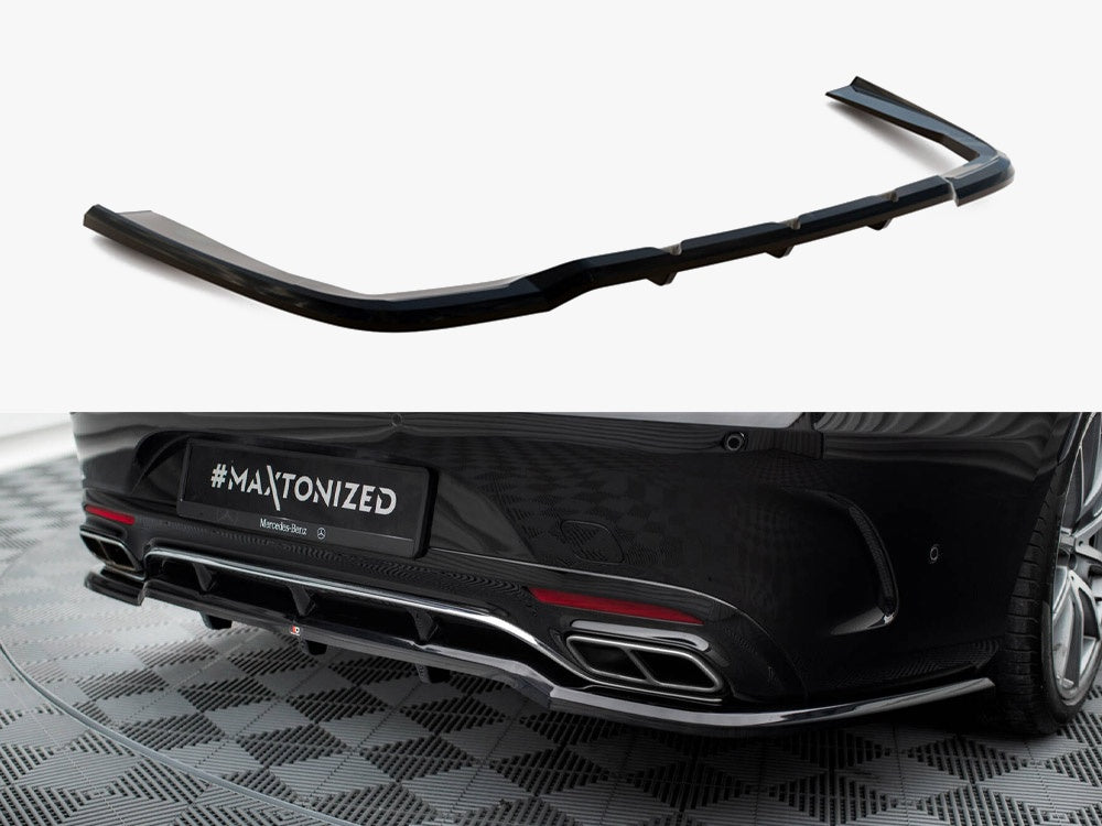 Rear Splitter (Vertical Bars) Mercedes-Benz S Coupe AMG-Line C217 Facelift