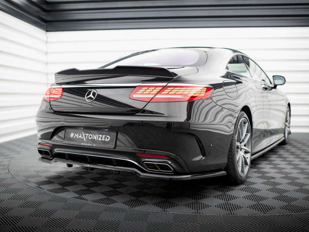 Maxton Design Rear Splitter (Vertical Bars) Mercedes-Benz S Coupe AMG-Line C217 Facelift - ME-S-C217-AMGLINE-C-RD1G+RD2G - Image 2