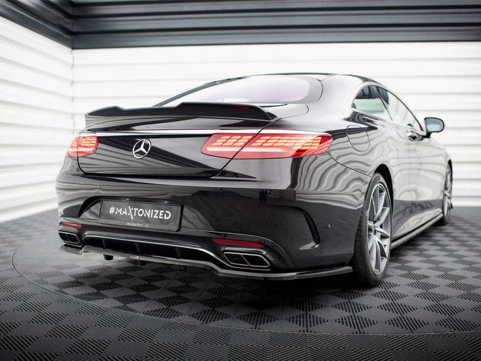 Maxton Design Rear Splitter (Vertical Bars) Mercedes-Benz S Coupe AMG-Line C217 Facelift - ME-S-C217-AMGLINE-C-RD1G+RD2G - Image 2