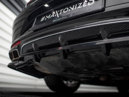Rear Splitter (Vertical Bars) Mercedes-Benz S Coupe AMG-Line C217 Facelift