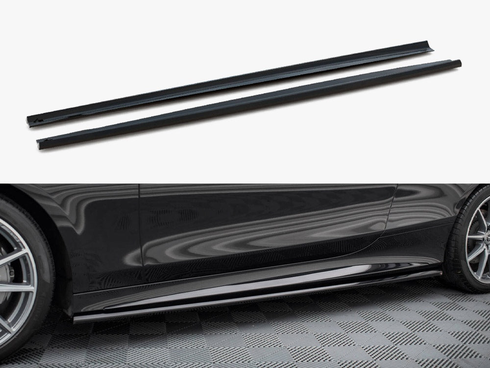 Maxton Design Side Skirts Diffusers Mercedes-Benz S Coupe AMG-Line C217 Facelift - ME-S-C217-AMGLINE-C-SD1G - Image 1