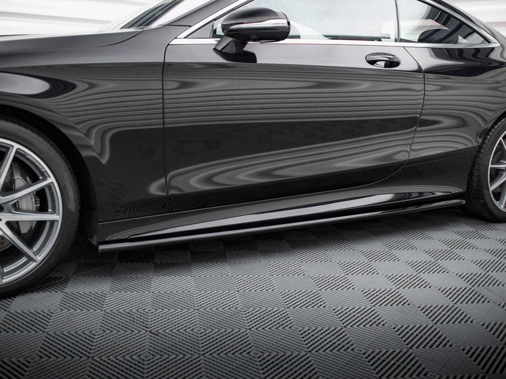 Maxton Design Side Skirts Diffusers Mercedes-Benz S Coupe AMG-Line C217 Facelift - ME-S-C217-AMGLINE-C-SD1G - Image 3