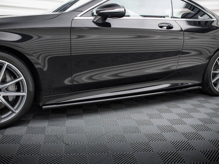 Maxton Design Side Skirts Diffusers Mercedes-Benz S Coupe AMG-Line C217 Facelift - ME-S-C217-AMGLINE-C-SD1G - Image 3