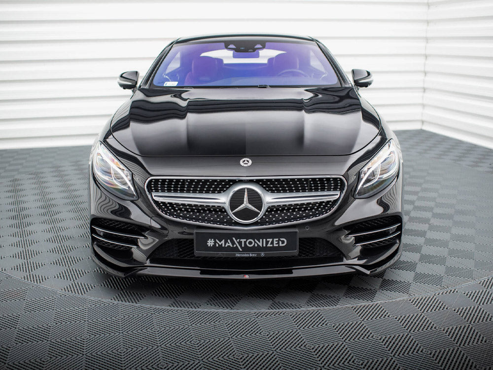 Maxton Design Front Splitter V.1 Mercedes-Benz S Coupe AMG-Line C217 Facelift - ME-S-C217-AMGLINE-C-FD1G - Image 3