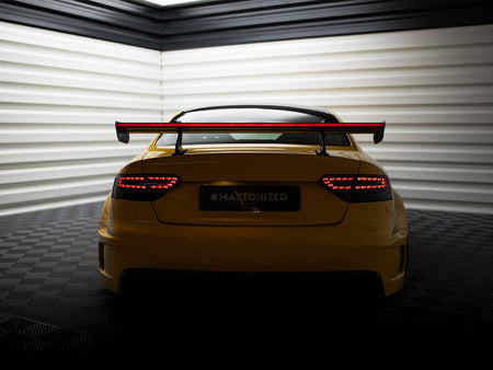 Carbon Spoiler With Upper Swan Mounting + LED Audi A5 Coupe 8T