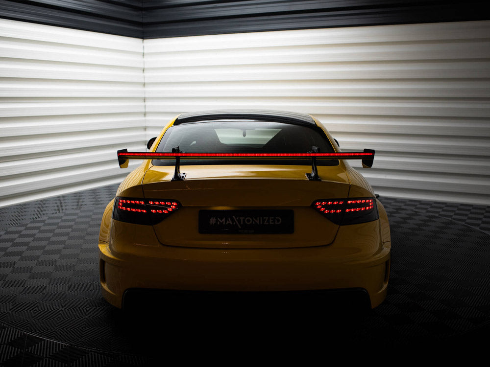 Maxton Design Carbon Spoiler With Upper Swan Mounting + LED Audi A5 Coupe 8T - CF-AU-A5-1-WING5-UPP-245-P+LED - Image 4