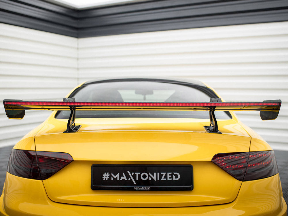 Carbon Spoiler With Upper Swan Mounting + LED Audi A5 Coupe 8T