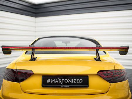 Carbon Spoiler With Upper Swan Mounting + LED Audi A5 Coupe 8T