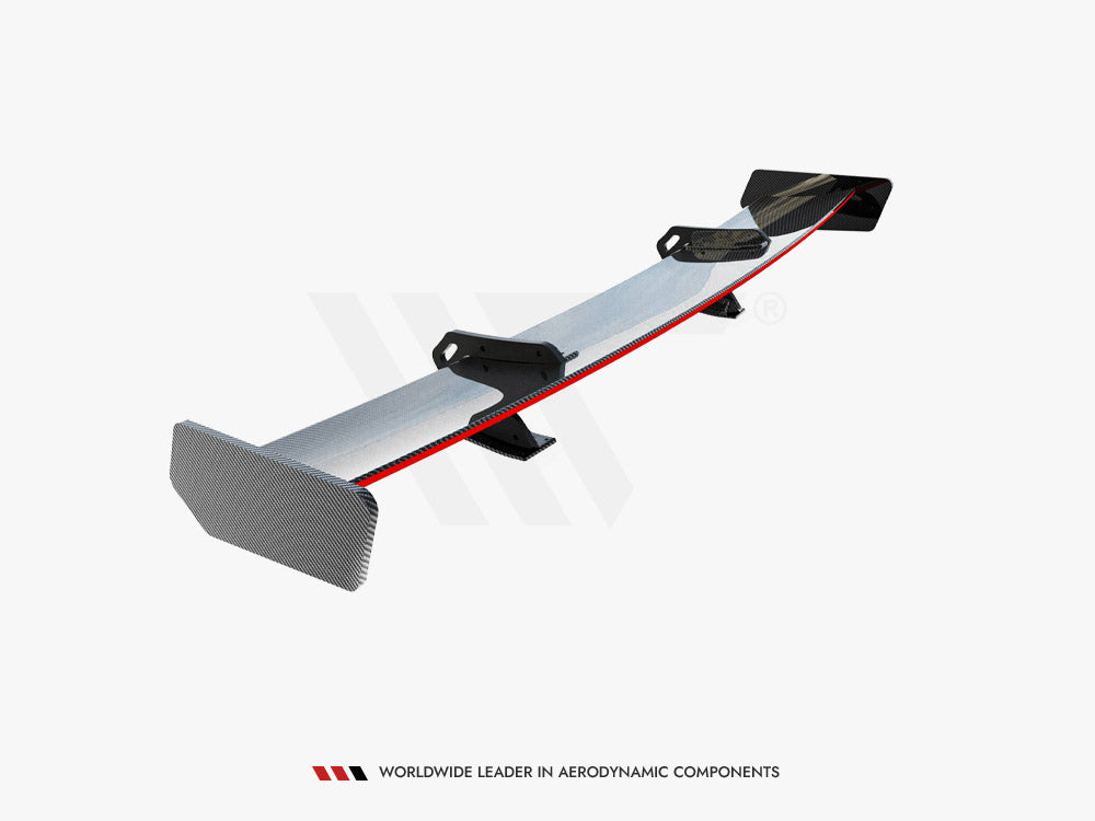 Carbon Spoiler With Upper Swan Mounting + LED Audi A5 Coupe 8T