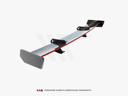 Carbon Spoiler With Upper Swan Mounting + LED Audi A5 Coupe 8T