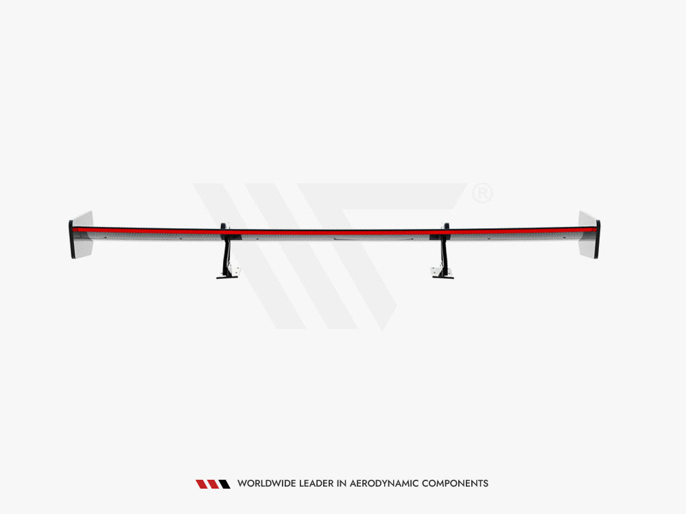 Carbon Spoiler With Upper Swan Mounting + LED Audi A5 Coupe 8T