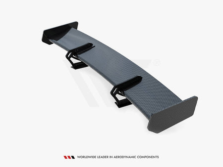 Carbon Spoiler With Upper Swan Mounting + LED Audi A5 Coupe 8T