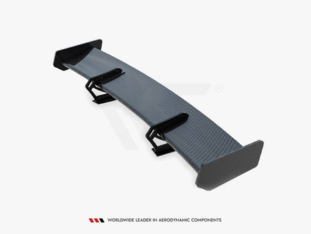 Carbon Spoiler With Upper Swan Mounting + LED Audi A5 Coupe 8T
