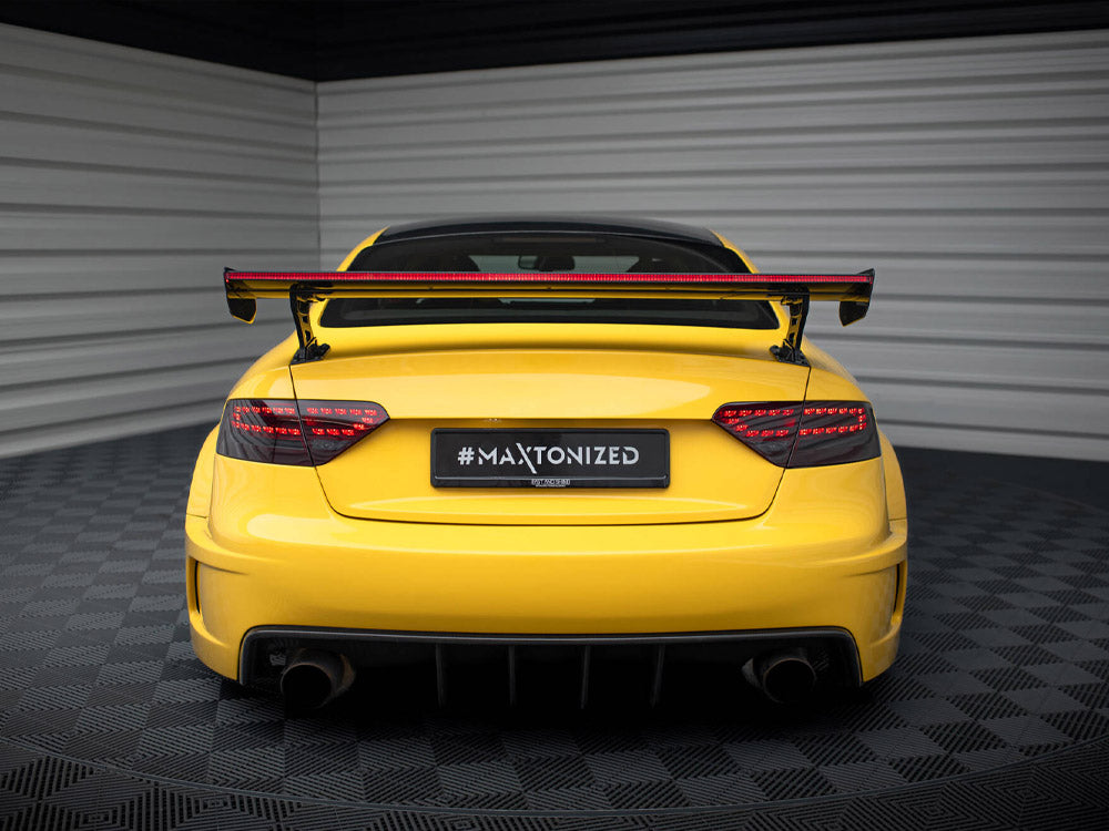 Maxton Design Carbon Spoiler With External Brackets Uprights + LED Audi A5 Coupe 8T - CF-AU-A5-1-WING5-EXT-245-P+LED - Image 5