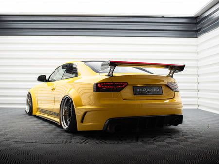 Maxton Design Carbon Spoiler With External Brackets Uprights + LED Audi A5 Coupe 8T - CF-AU-A5-1-WING5-EXT-245-P+LED - Image 7