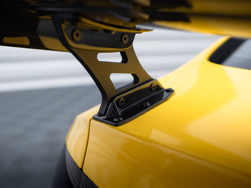 Maxton Design Carbon Spoiler With External Brackets Uprights + LED Audi A5 Coupe 8T - CF-AU-A5-1-WING5-EXT-245-P+LED - Image 12