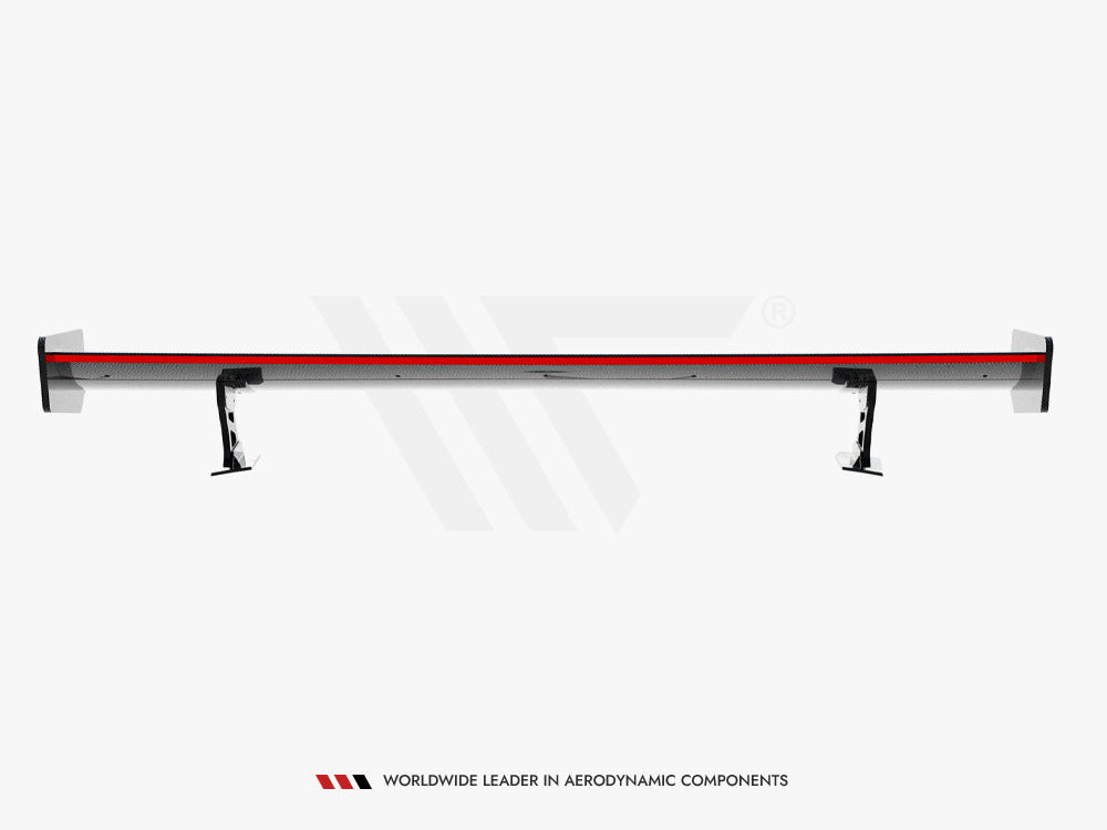 Maxton Design Carbon Spoiler With External Brackets Uprights + LED Audi A5 Coupe 8T - CF-AU-A5-1-WING5-EXT-245-P+LED - Image 14