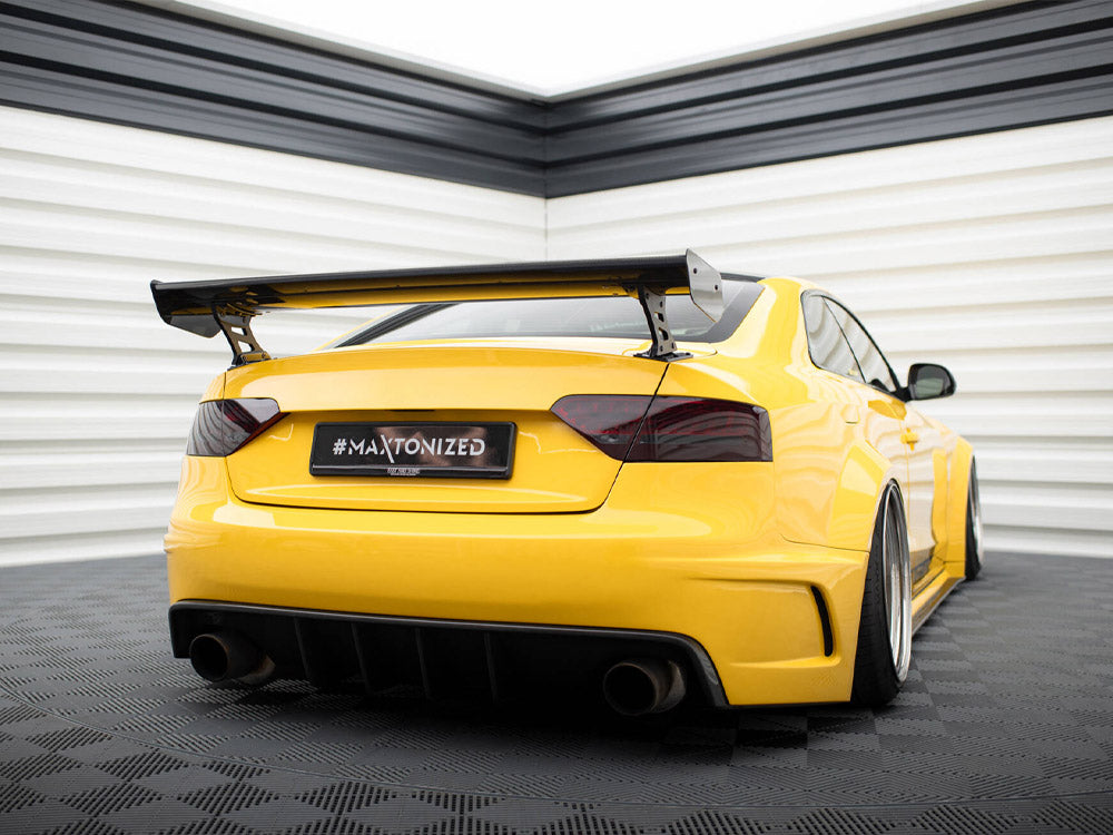 Carbon Spoiler With External Brackets Uprights Audi A5 Coupe 8T