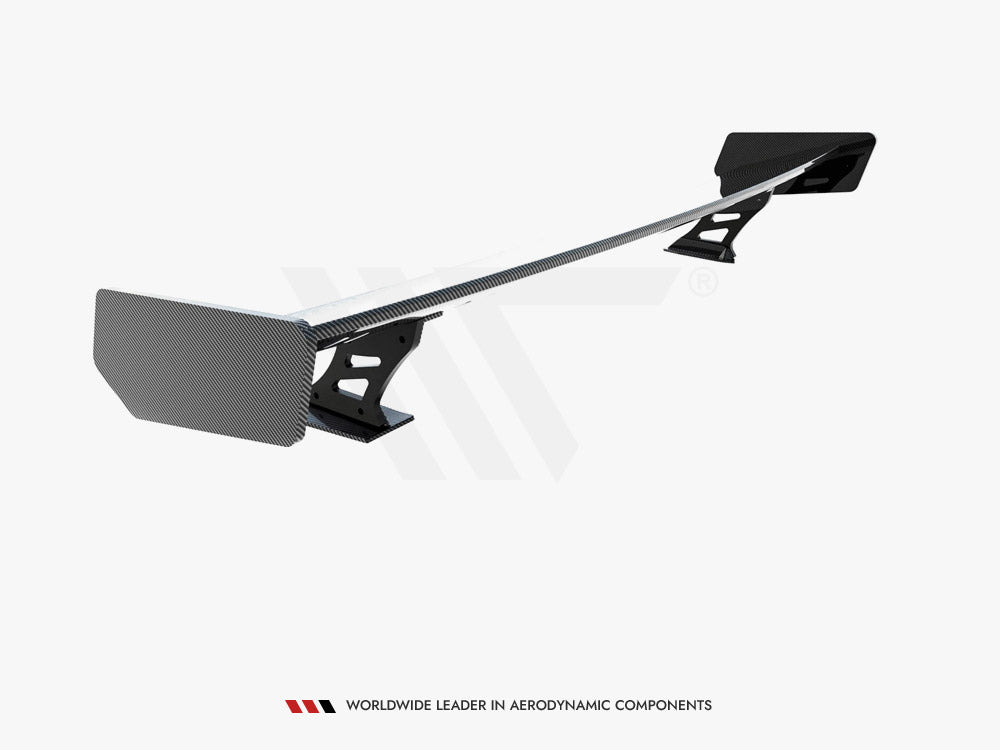 Maxton Design Carbon Spoiler With External Brackets Uprights Audi A5 Coupe 8T - CF-AU-A5-1-WING5-EXT-245-P - Image 5
