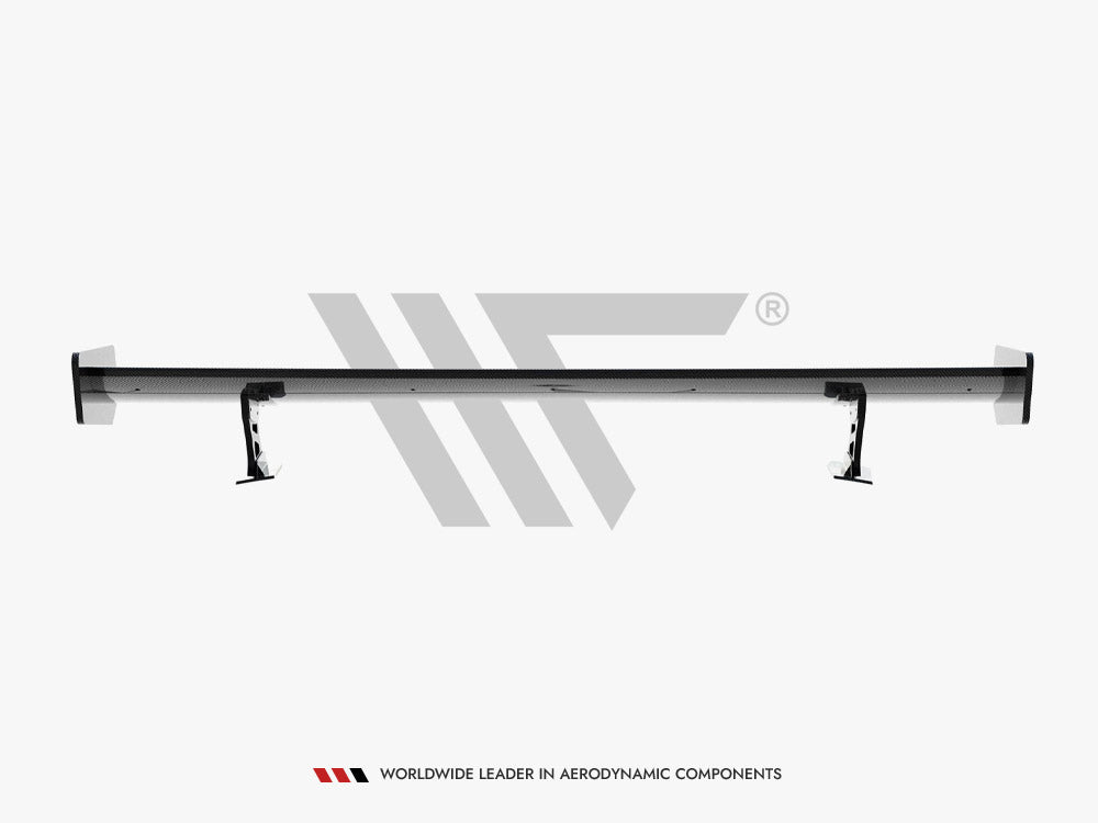 Maxton Design Carbon Spoiler With External Brackets Uprights Audi A5 Coupe 8T - CF-AU-A5-1-WING5-EXT-245-P - Image 6