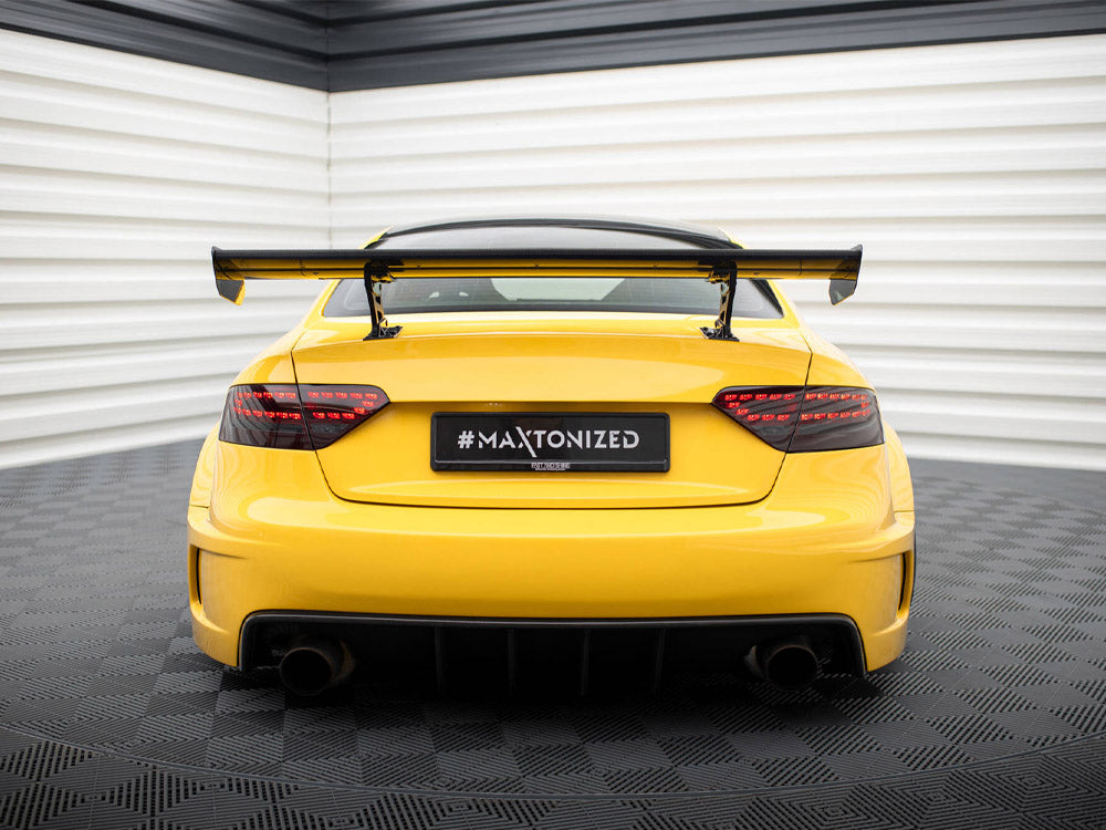 Carbon Spoiler With Internal Brackets Uprights Audi A5 Coupe 8T