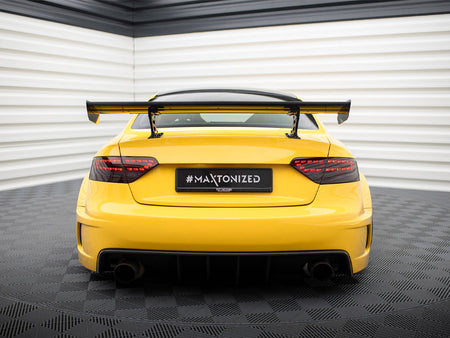 Carbon Spoiler With Internal Brackets Uprights Audi A5 Coupe 8T