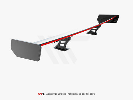 Carbon Spoiler With Internal Brackets Uprights + LED Audi A5 Coupe 8T