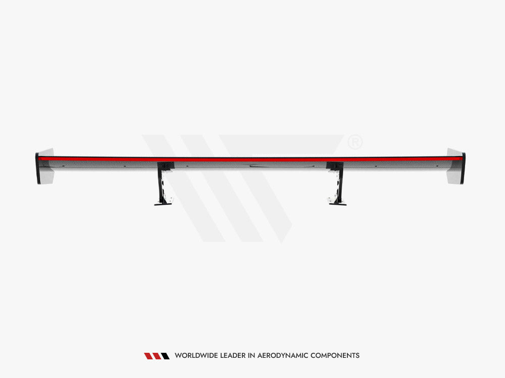 Carbon Spoiler With Internal Brackets Uprights + LED Audi A5 Coupe 8T